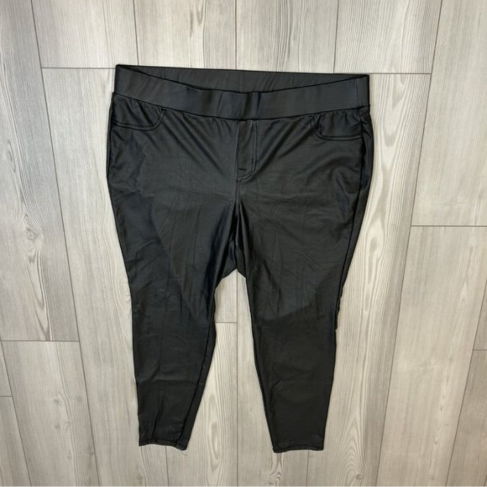 Torrid Black Faux Leather Pants